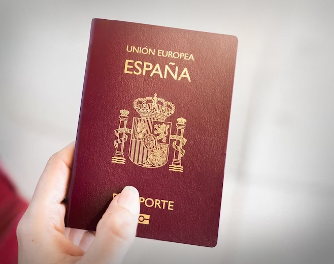 Foto de un Pasaporte español
